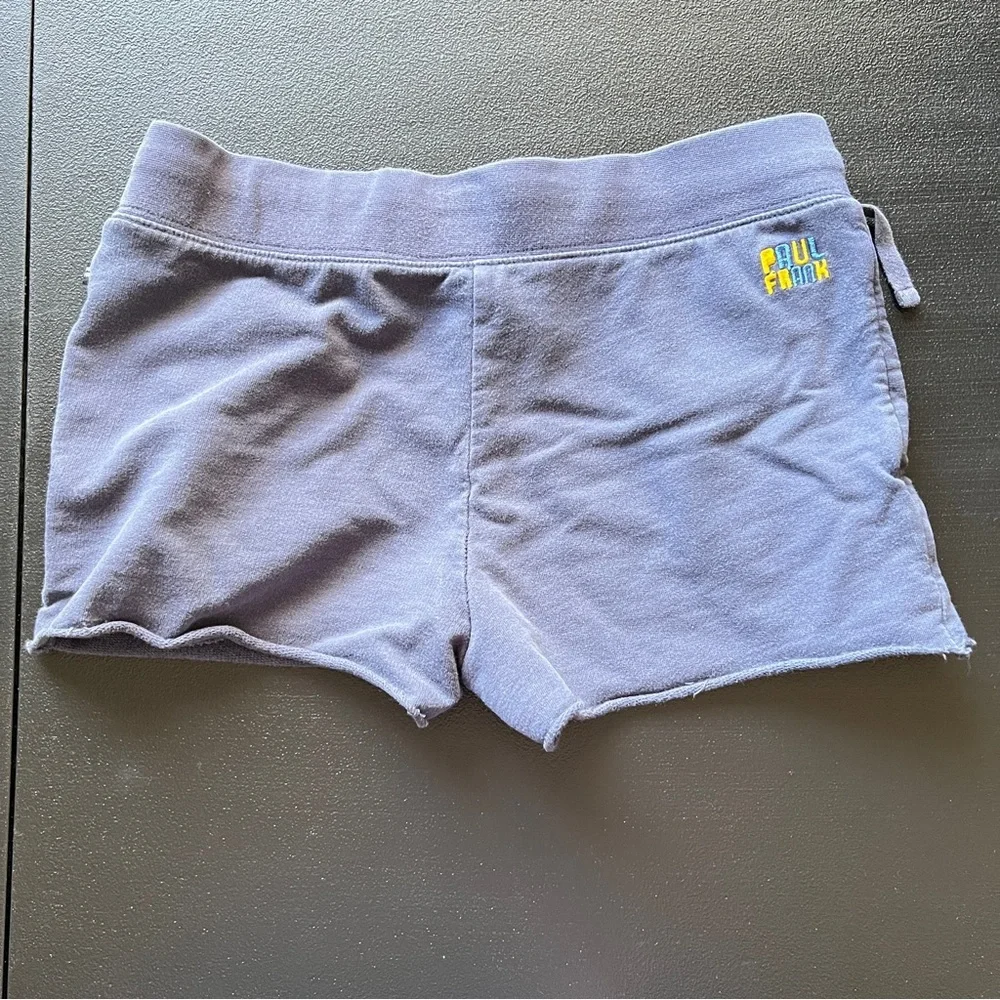 Paul Frank Julius Y2K Low Rise Sweat Shorts Mini Lounge Shorts Navy Blue Small - Picture 6 of 11